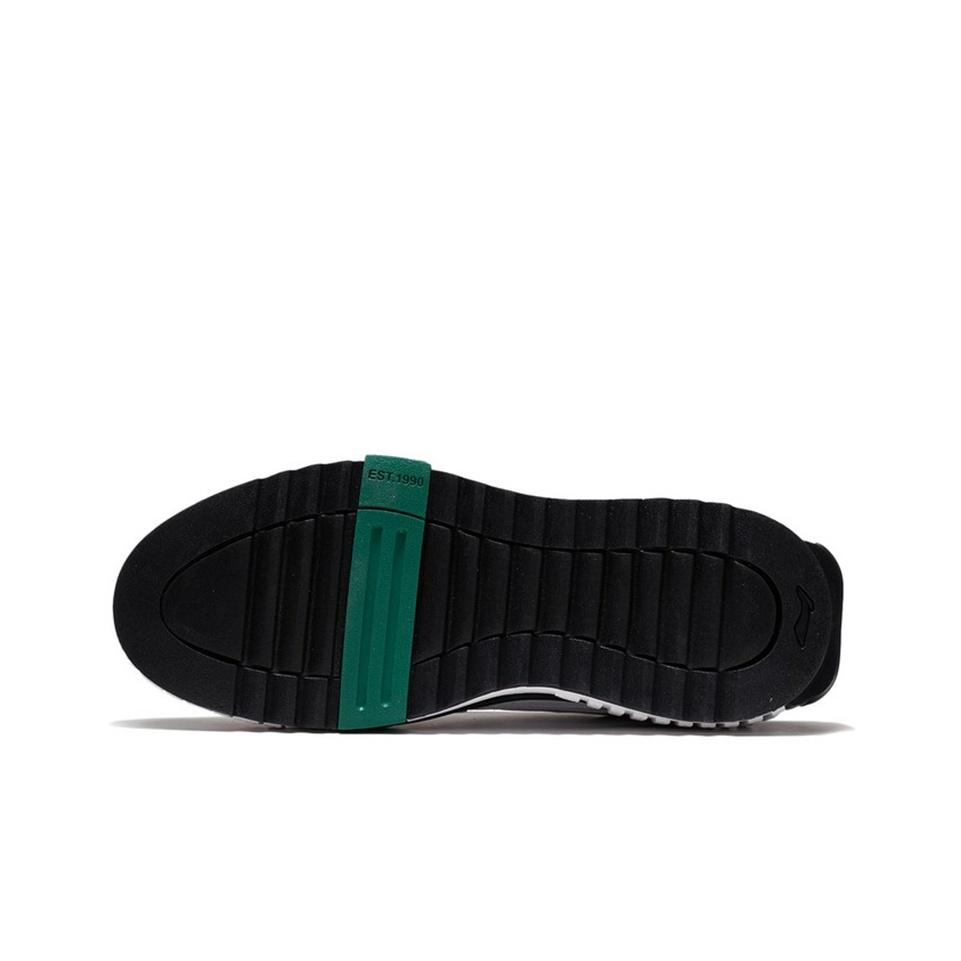 Li Ning New Journey Comfortable Versatile Casual Low-Top Skate Shoes Men Sneaker White Green AGCS169-4