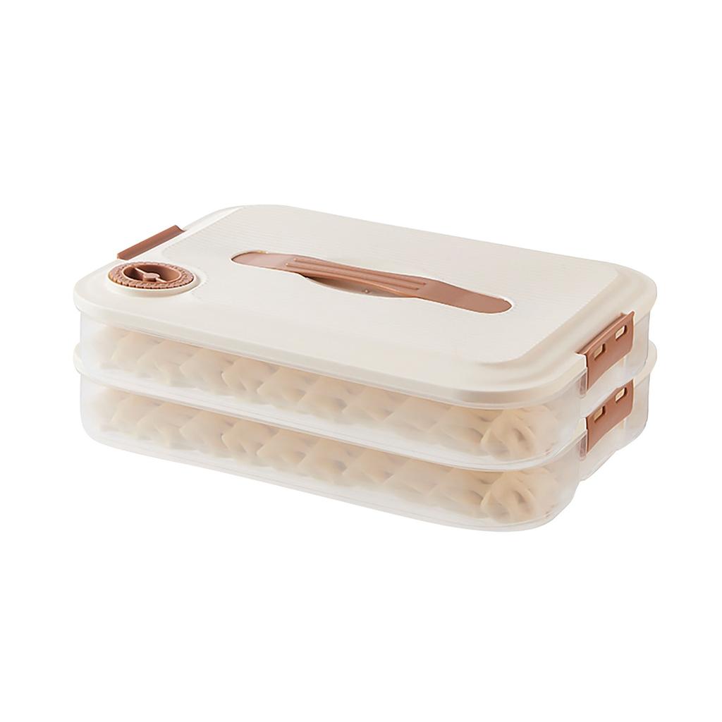 Dumpling Storage Box Freezer Box Refrigerator Frozens Dumplings Multi-layer Food Grade Wontons Box Household Dumpling Quick-frozen Crisper
