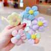 2PCS New Cute Sweet Flowers Girl Kids Elastic Hair Bands Children Hair Ties Princess Hair Accessories Baby Headwear