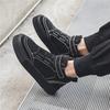 Men's High Top Skate Shoes Winter Warm Cotton Padded Sneakers Fashion Casual Shoes Non-Slip Fur Lined Flats Platform Thick Sole