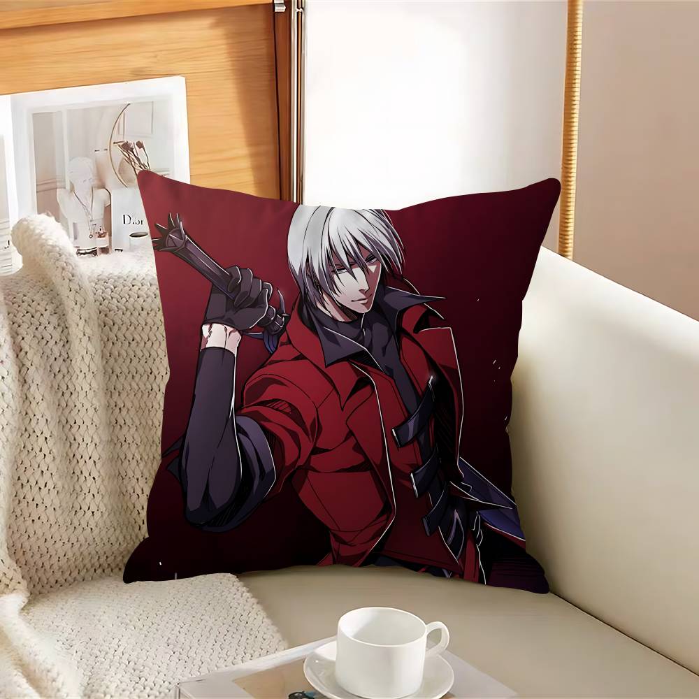 D-Devil May CryS Pillow Case Removable Washable Cushion Cover – All-Season Soft Linen