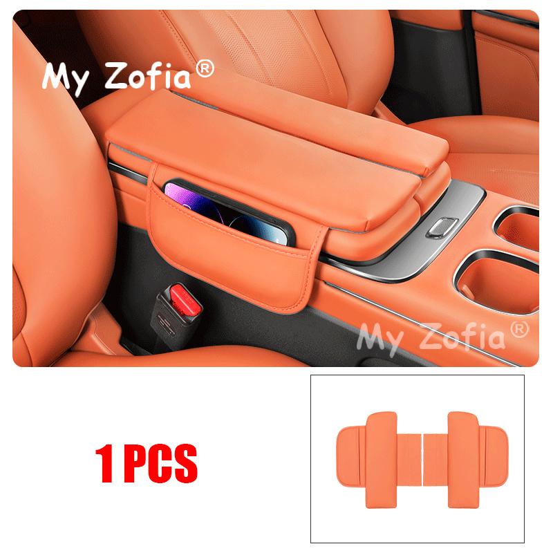 For GAC Trumpchi S7 2025 2026 Car Armrest Box Raised Mats Protective Cover Relieves Fatigue Leather Pad Accessories