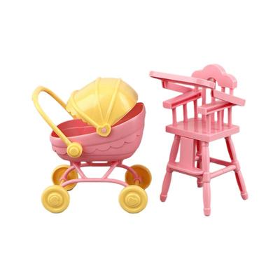 Children's Playhouse Toys , Baby Strollers , Children's Dining Tables , Simulation Miniature Doll House Accessories