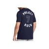 Under Armour Project Rock Training Letter Print Short Sleeve T-Shirt Men Tops Navy-Blue 1386878-410