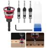 Countersink Drill Bit Set Woodworking Counterbore Hole Drill Bits Countersink Bit Depth Adjustable Pilot Drill Bits