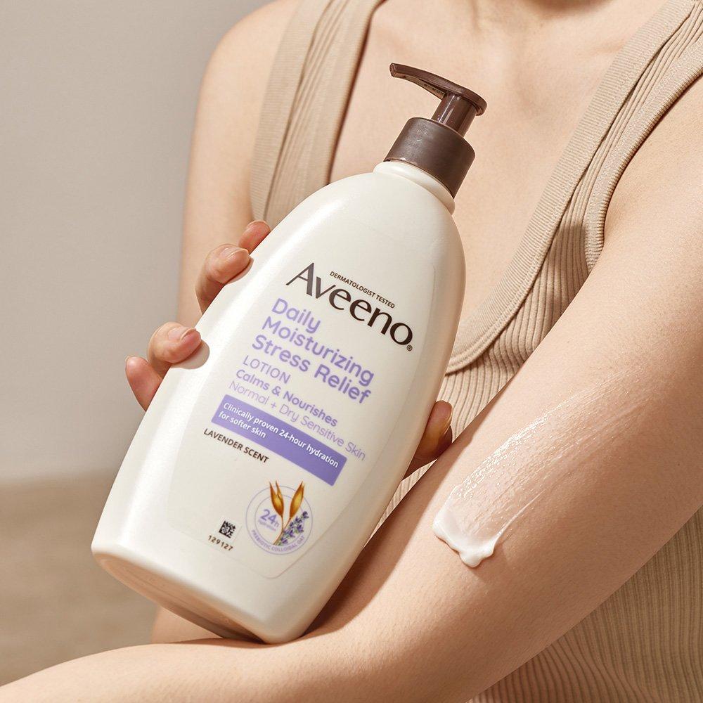 Aveeno Stress Relief Lotion 354mL [Lavendel, Hohe Feuchtigkeit]