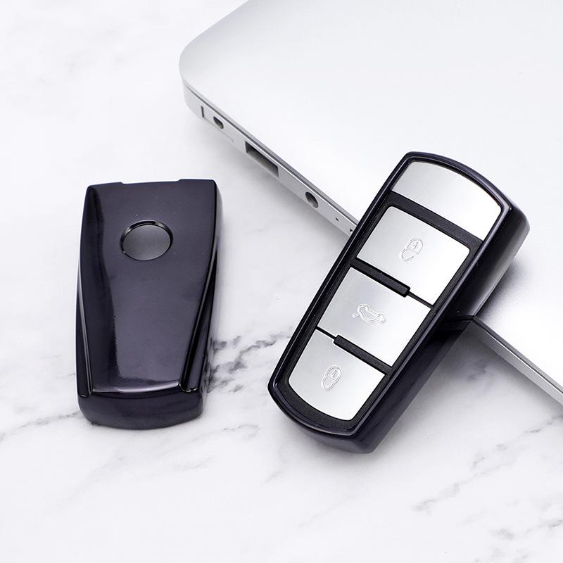 

Чехол для ключа Volkswagen для Magotan B7 и Passat CC - Премиальный дизайн половинной упаковки PE Bag чёрный