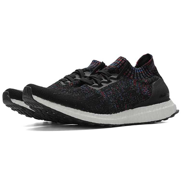 new Adidas Ultraboost Uncaged Core Black Active Red Blue