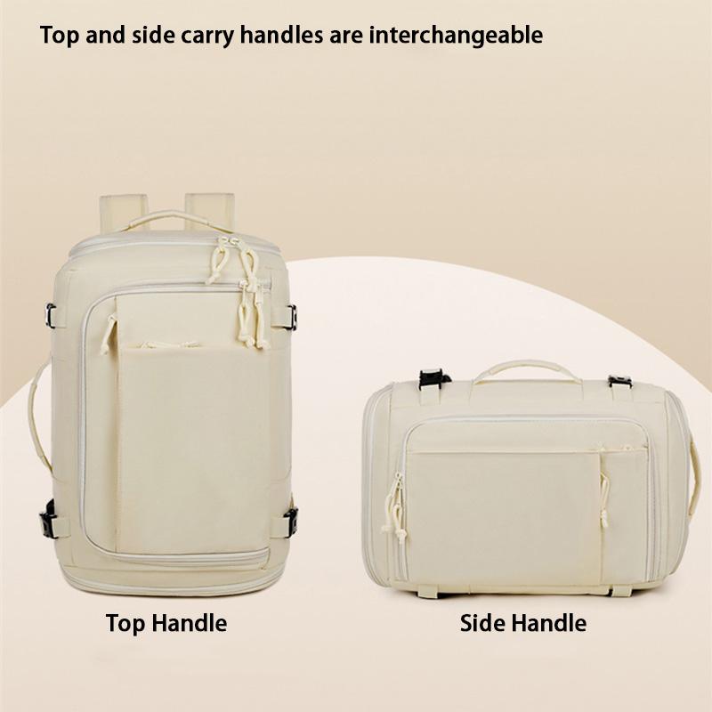 Large Capacity Travel Backpack For Men And Women, Fashionable And Simple Durable Luggage Bag, Wet And Dry Separation