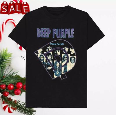 Deep Purple Band Short Sleeve Cotton Gift Black Men S To 2345XL T-Shirt.webp Unisex T-Shirt