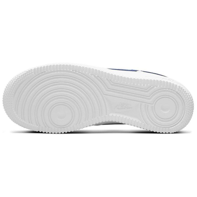 Nike Air Force 1 GS White Deep Royal Blue Kids Sneakers University-Red CT3839-101