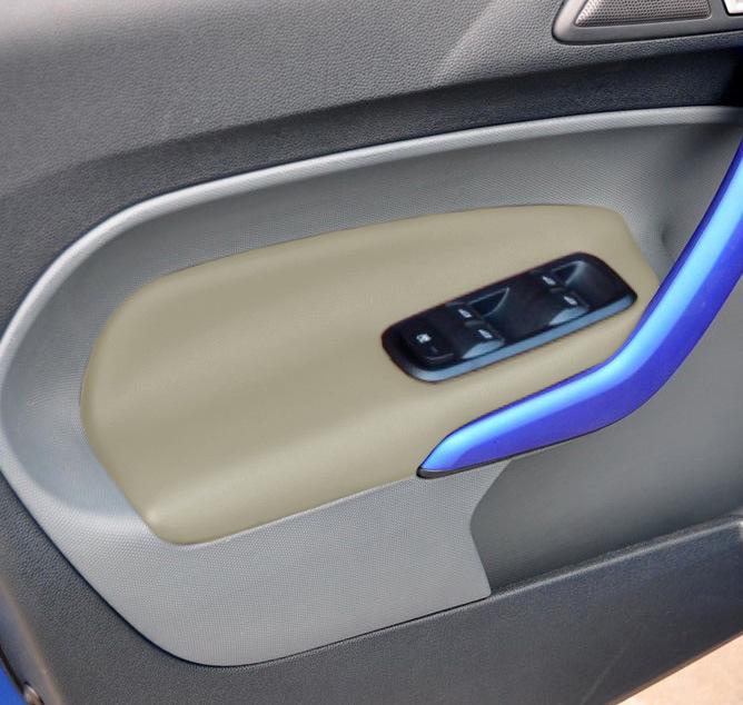 Ford Fiesta (09-14) Leather Door Panel & Armrest Cover for Interior Upgrade