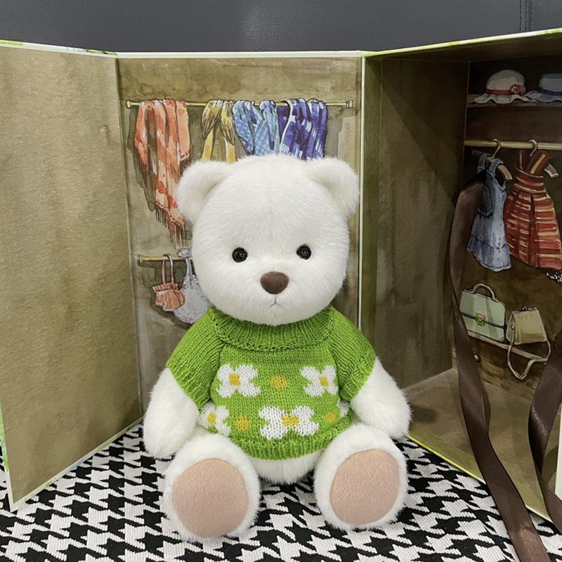 LinaBell 30cm Teddy Bear & Doll Clothes Set - Includes Sweater & Accessories
