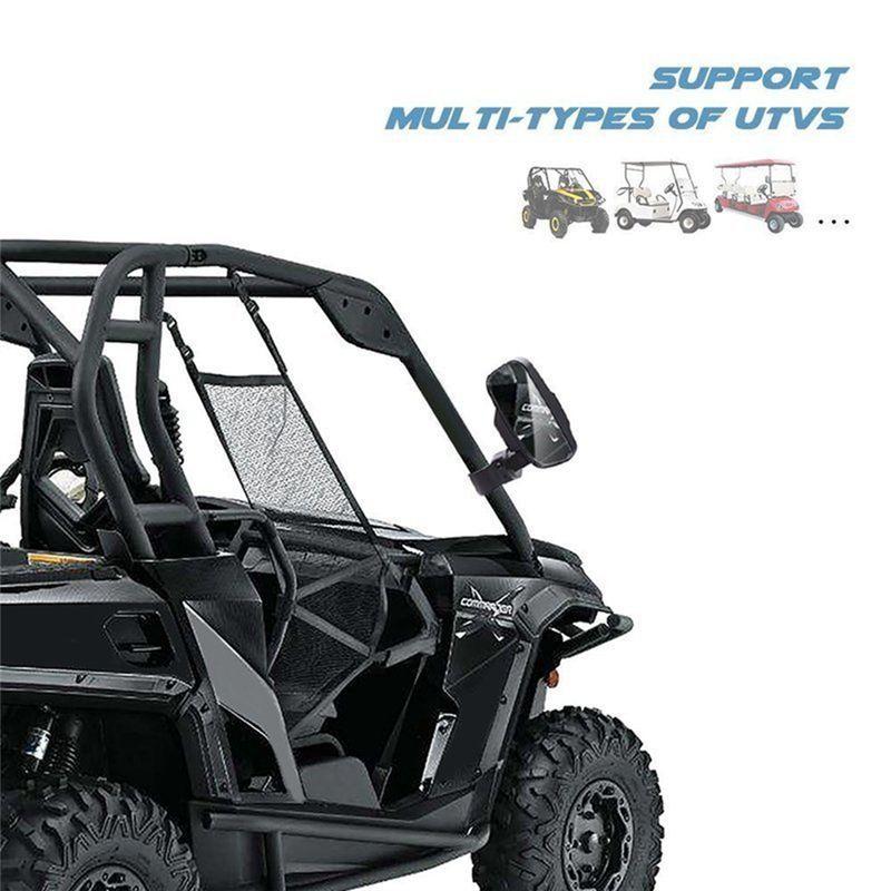 GOODDTC2 Suitable for UTV/ATV Side Mirrors Beach Bikes All-Terrain Off-Road Vehicles Conversions White