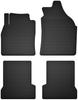Rubber Car Mats, Set of 4, Universal For: Ford Fiesta MK8 Hatchback (2017-)