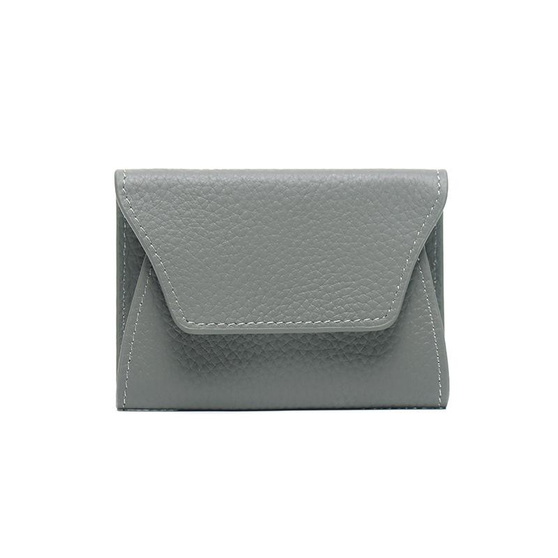 The First Layer Of Cowhide Creative Versatile Long Wallet Women'S Simple Leather Glasses Case Wallet Can Be Placed On Mobile Phones