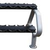 Jieruite Rubber-Coated Dumbbell & Rack System