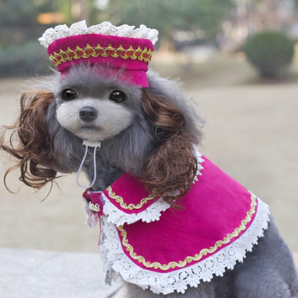 Dog Cape British Elegant Trench Coat Four Seasons Can Wear Cross-dressing Shawl Handsome Cute Pet Clothes