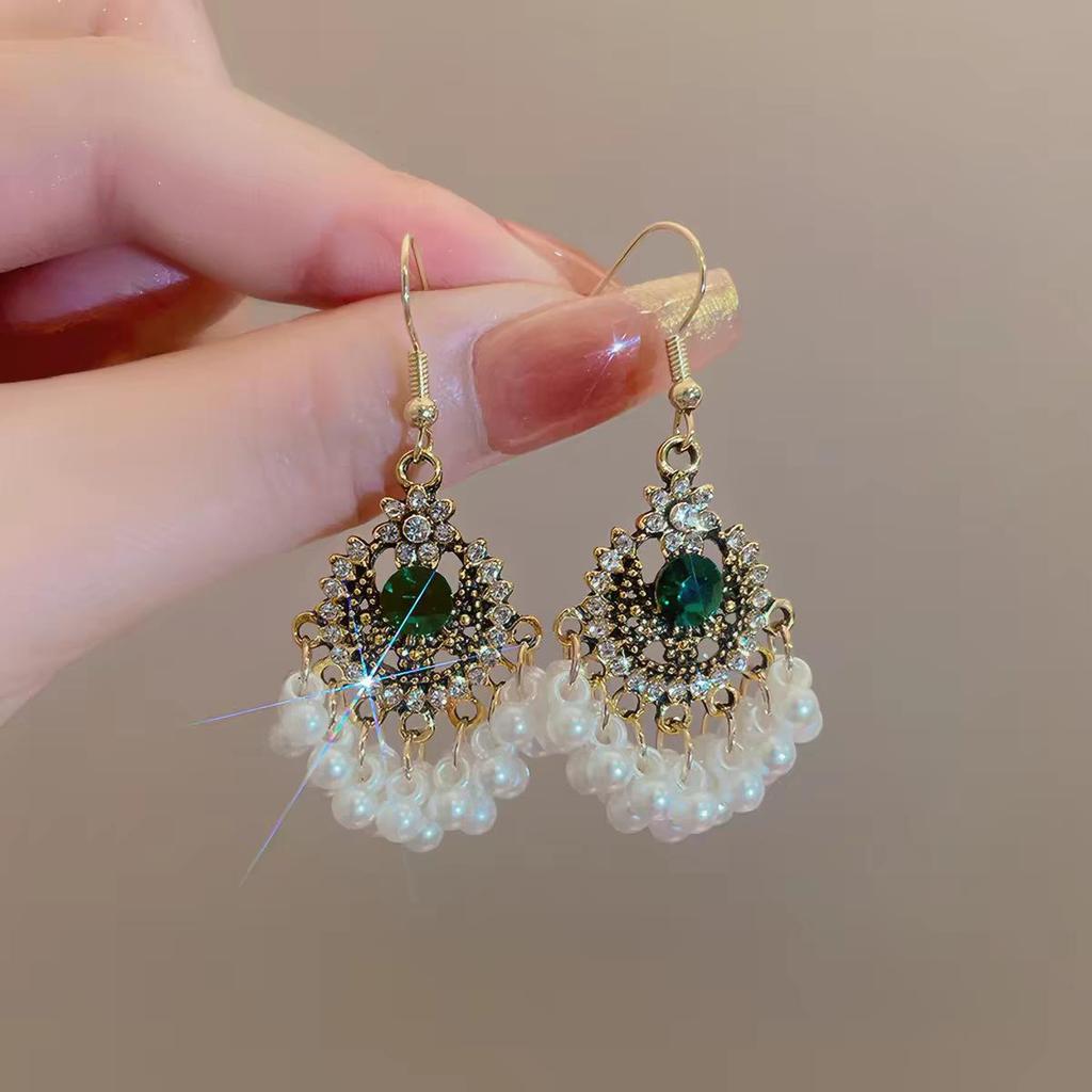 Bohemian Ethnic Tassel Earrings - Elegant High-End Retro Style for Women