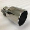 Stainless Steel Large Diameter 115mm 4.5inch The Flat Edge Universal Muffler Tail Throat Car Modification Exhaust Tip Pipe