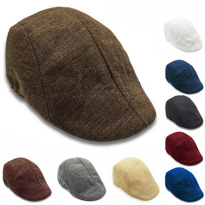 Męskie klasyczne beret taksówkarz płaska czapka golf jazdy czapki czapki Peaky Boys Country Newsboy