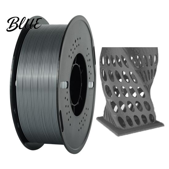 Smooth Output Filament Silk PLA 3D Printer Filament 1.75mm 1kg Spool for Satin Texture Printing Material FDM Printers Shiny Metallic DIY Ornaments