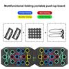 Foldable Push-up Board with Anti-Slip Grips Smart Counter Strong Load-bearing Push-Up Bar Abdominal Muscle Training Equipment
