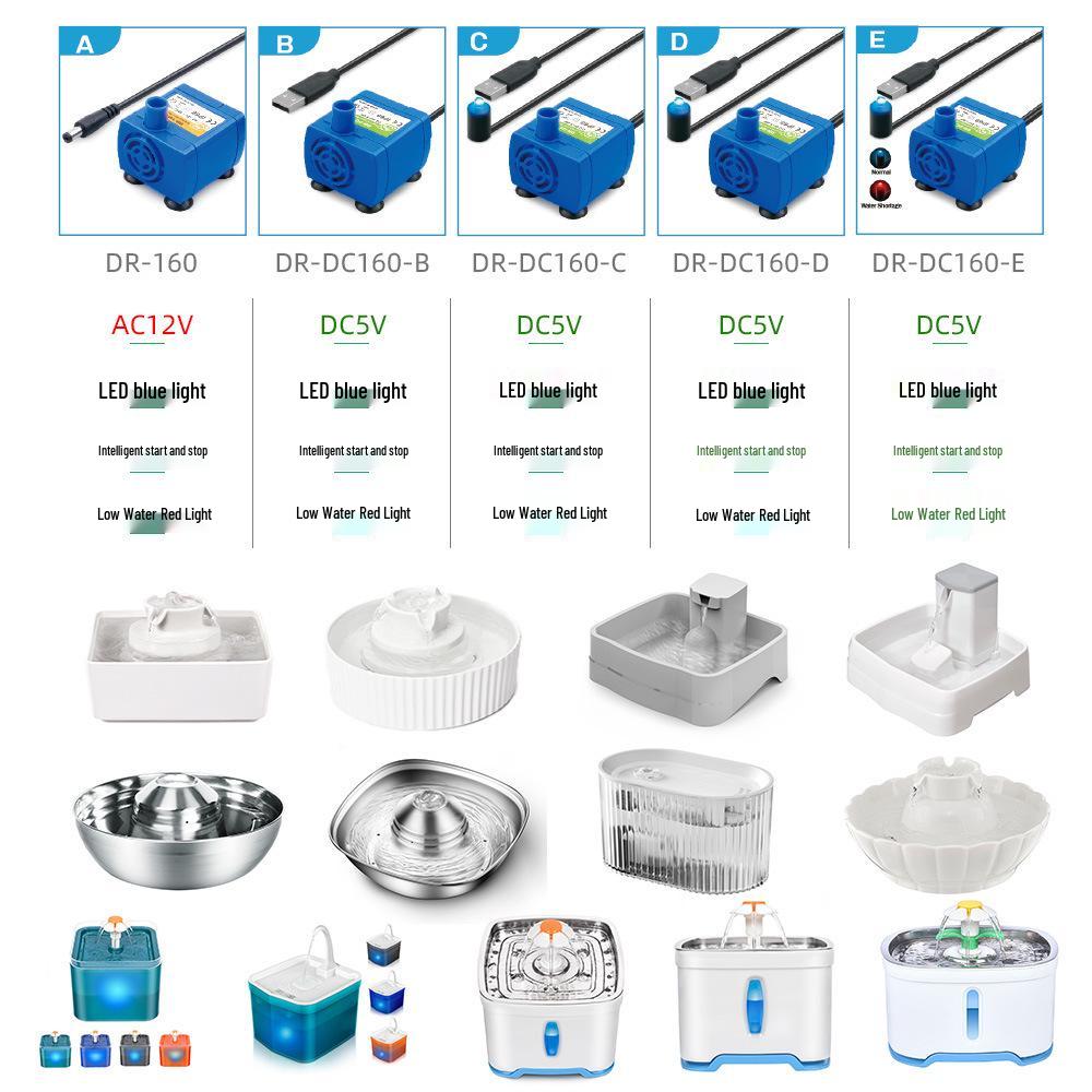 Pet Water Dispenser USB DC Pump with LED Sensor