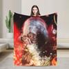 Warm Soft Blankets Airplane Travel Clair Obscur Expedition 33 Game Bedding Throws Flannel Bedspread For Home Decor Sofa Bed
