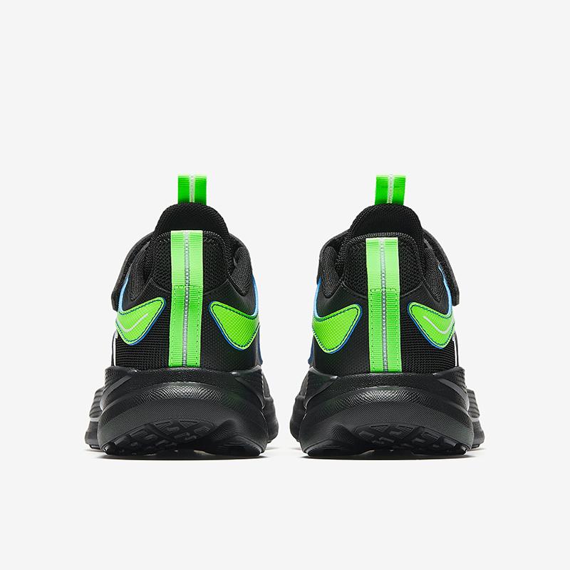 Anta Fashion Lightweight Shock Absorbing Low Top Running Shoes Kids sneaker Black A12445580N-1