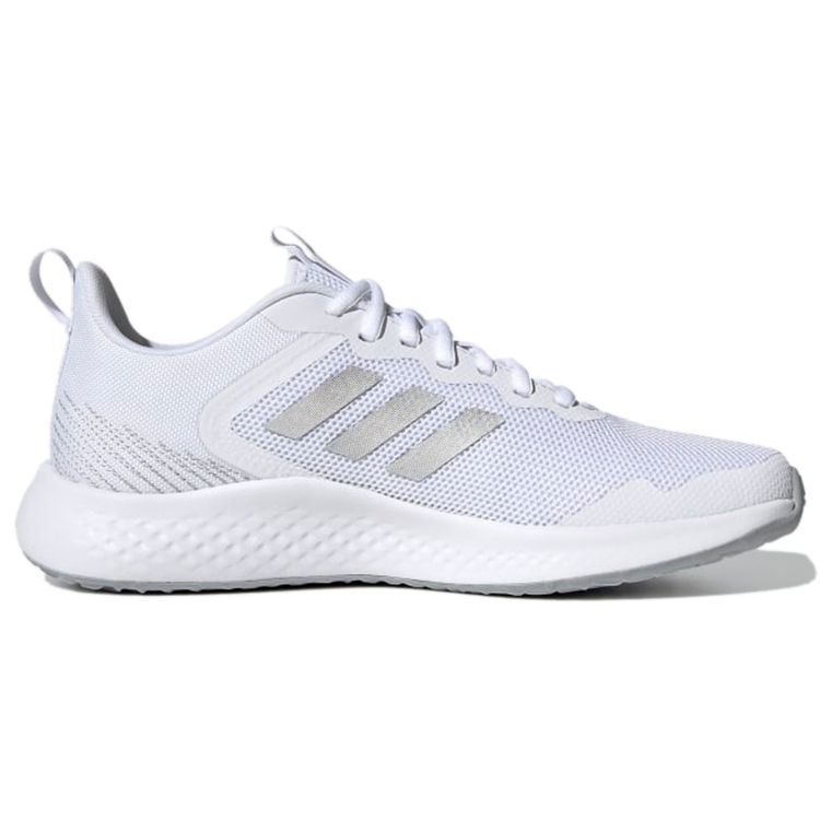 Adidas Fluidstreet White Matte Silver Women Sneakers Cloud-White Halo-Silver G58104