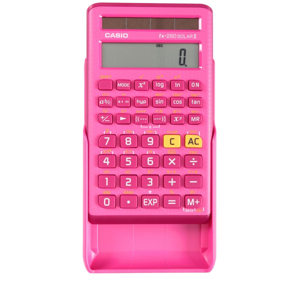 Casio Scientific Calculator SOLAR II Fx-260 (Pink) [Item]