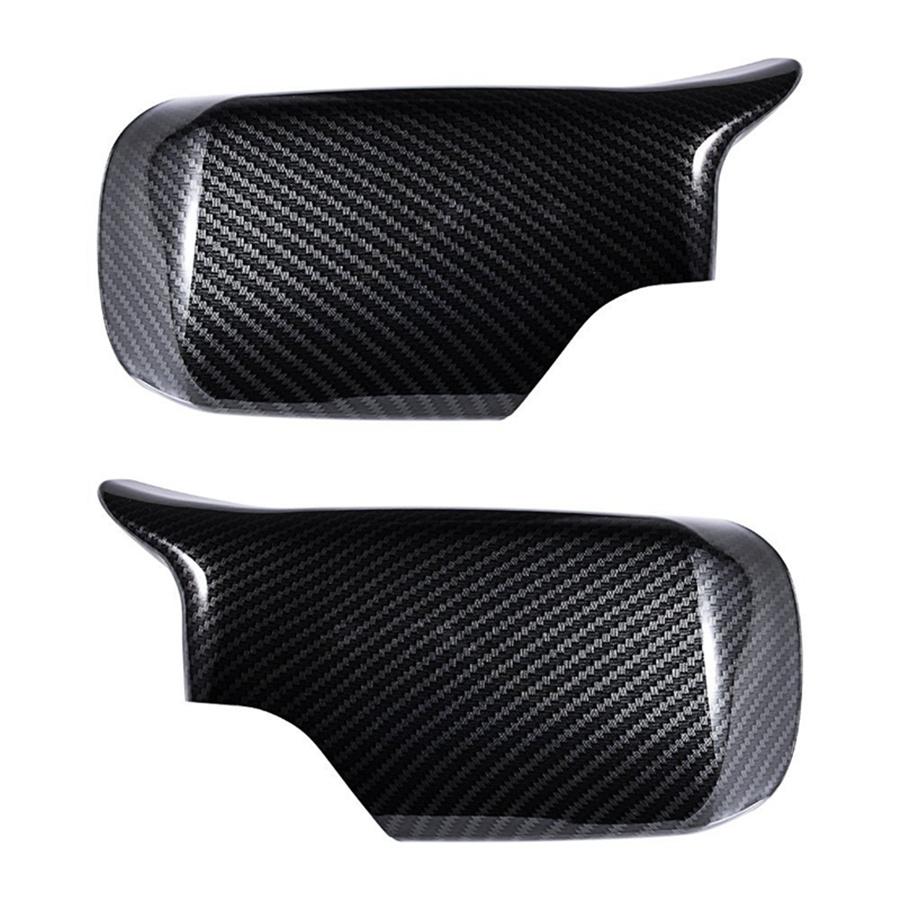 Kryty zrcátek ve vzhledu karbonových vláken pro BMW E46 316i 318i 325i 330i Sedan 98-05