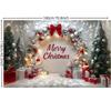 Christmas Decoration Arch Christmas Trees Gift Box Background Merry Christmas Banner Party Photo Backdrop Photography Background