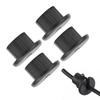 4PCS Cable Pass Through Grommets Cord Sleeves for Rectangular   V2 Replacement Cable Ethernet Adapter