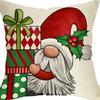 New Christmas Pillow Cover, Deer Snow Festival Decoration, Home Sofa, Living Room Pillow, Cushion Cover