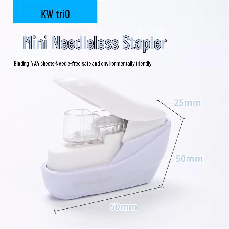 Kede You 5399 Effort-Saving Mini Stapleless Stapler for Safe Desktop and Child Use
