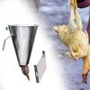 Cono Matador de Acero Galvanizado Cono Sujetador de Pollo para Sacrificio Seguro y Rápido Durante el Procesamiento de Aves de Corral