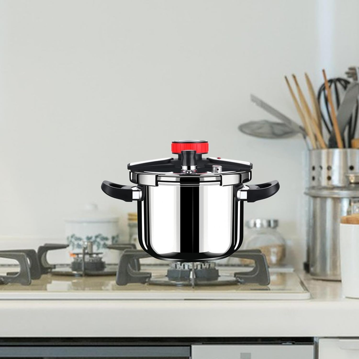 Pentola In Acciaio Inox 304 Con Coperchio In Vetro – Capacità Extra Large, Fondo Spesso 5 Mm, Adatta A Induzione, Per 3-4 Persone
