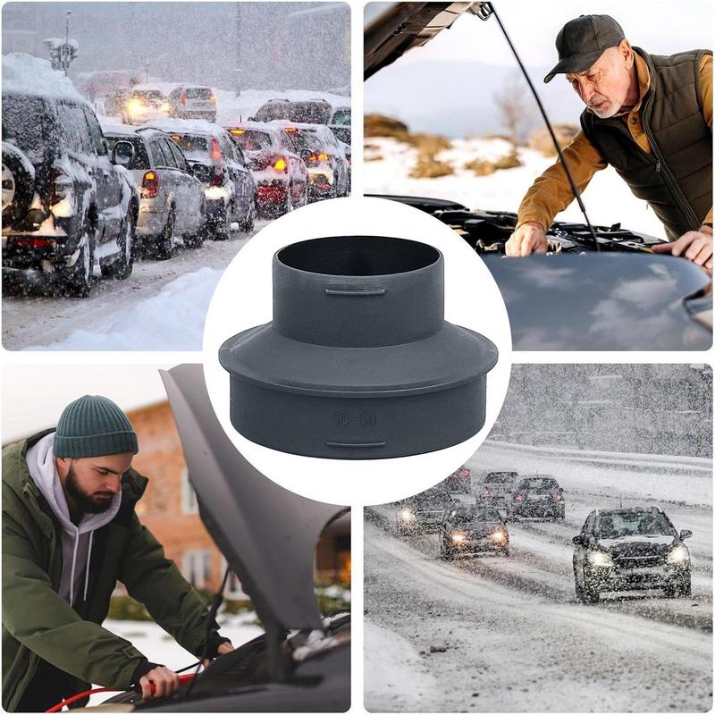Parking Heater Converter 90mm To 60mm Portable Parking Heater Reducer Adapter Small Duct Reducer Heater Outlet Adapter Converter