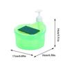 Zeepdispenser en Schrobberhouder Multifunctionele Afwascontainer 1000ml Handmatig Spoelbak Afwassen Zeepdispenser