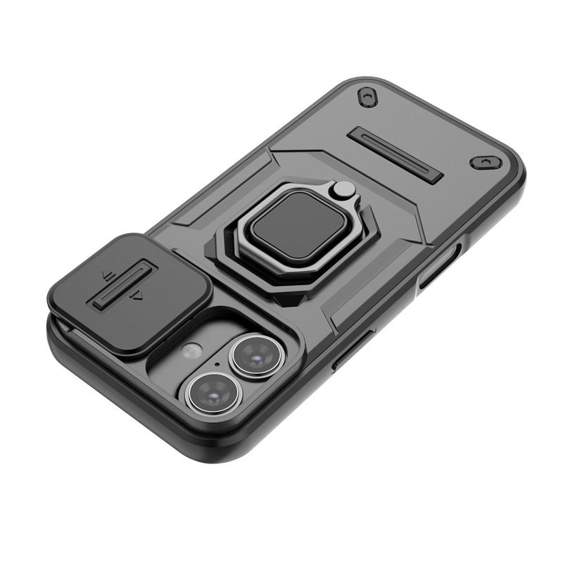 For iPhone 17 Case Slide Camera Len Cases For apple iPhone 17 Air iPhone 17 Pro Max Cover Bumper Shockproof Armor PC Phone Cover