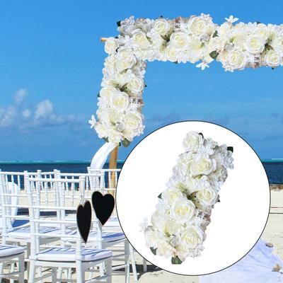 Panels, Wedding Road Cited Flowers Floral Backdrop Artificial for Party Ceremony Decor