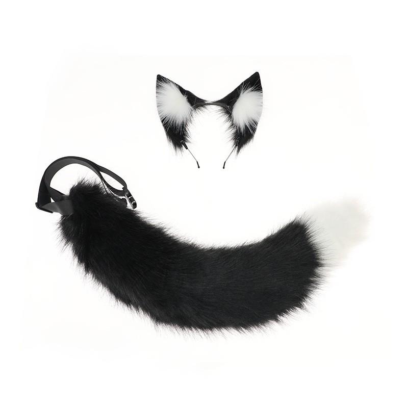 Handmade Japanese Lolita Fox Ear Headband With Standing Fur Tips Cosplay Accessory Adult Anime Fans