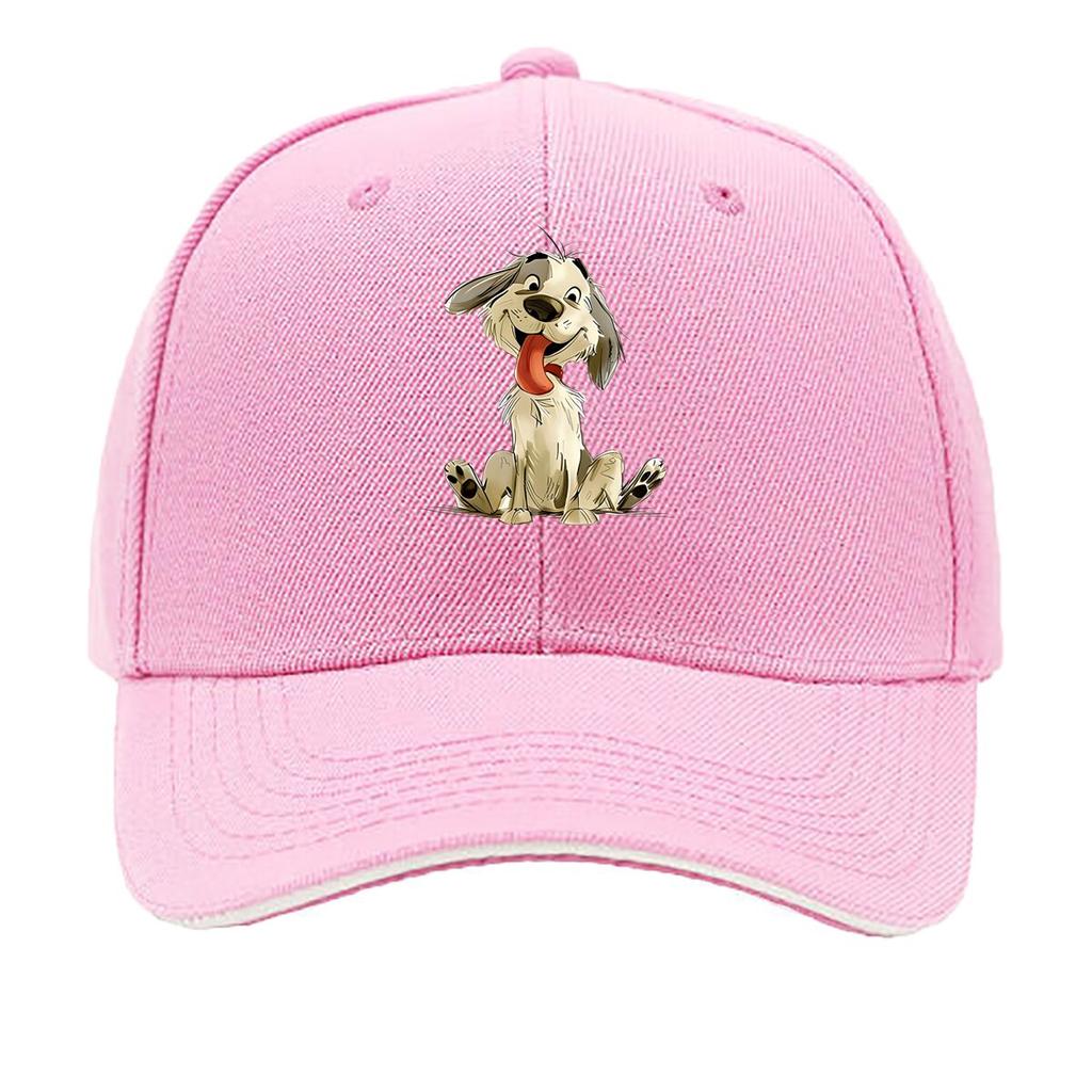 Featuring a Cartoon Dog Design Casual Headwear for Women Trendy Hats for Unisex Festive Top Hats Sandwich Baseball Cap
