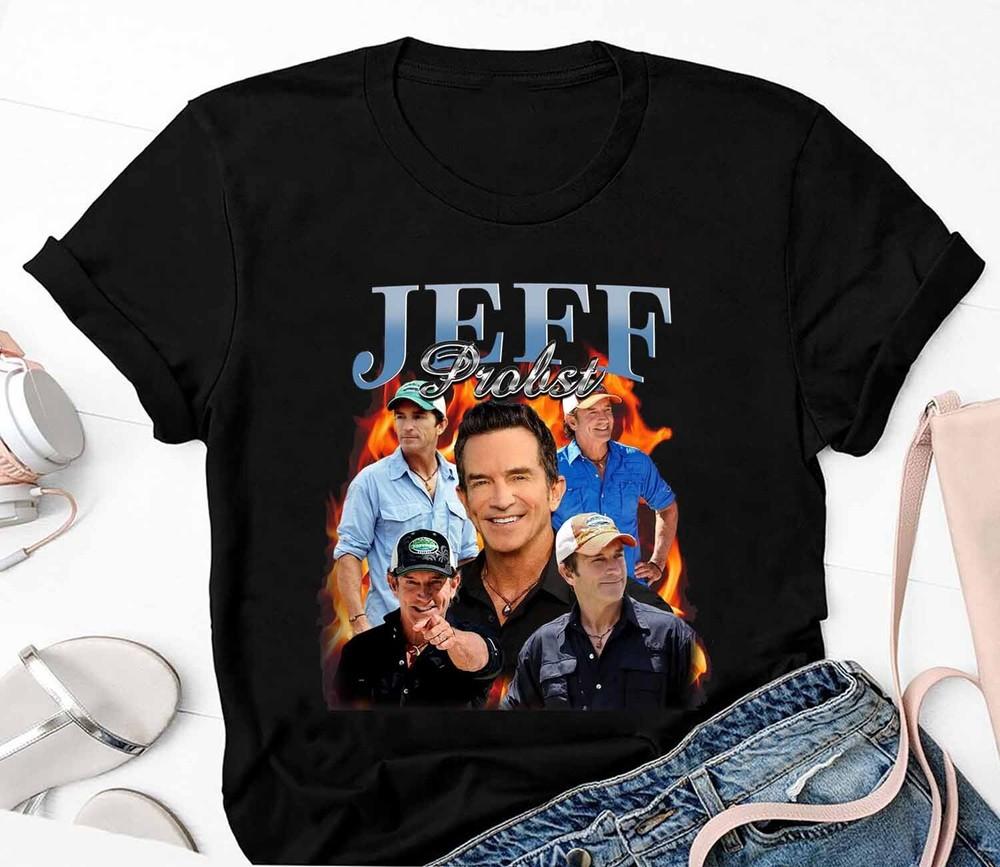 Jeff Probst Presenter Vintage Shirt, Television Presenter Shirt Unisex T-Shirt XXXXL