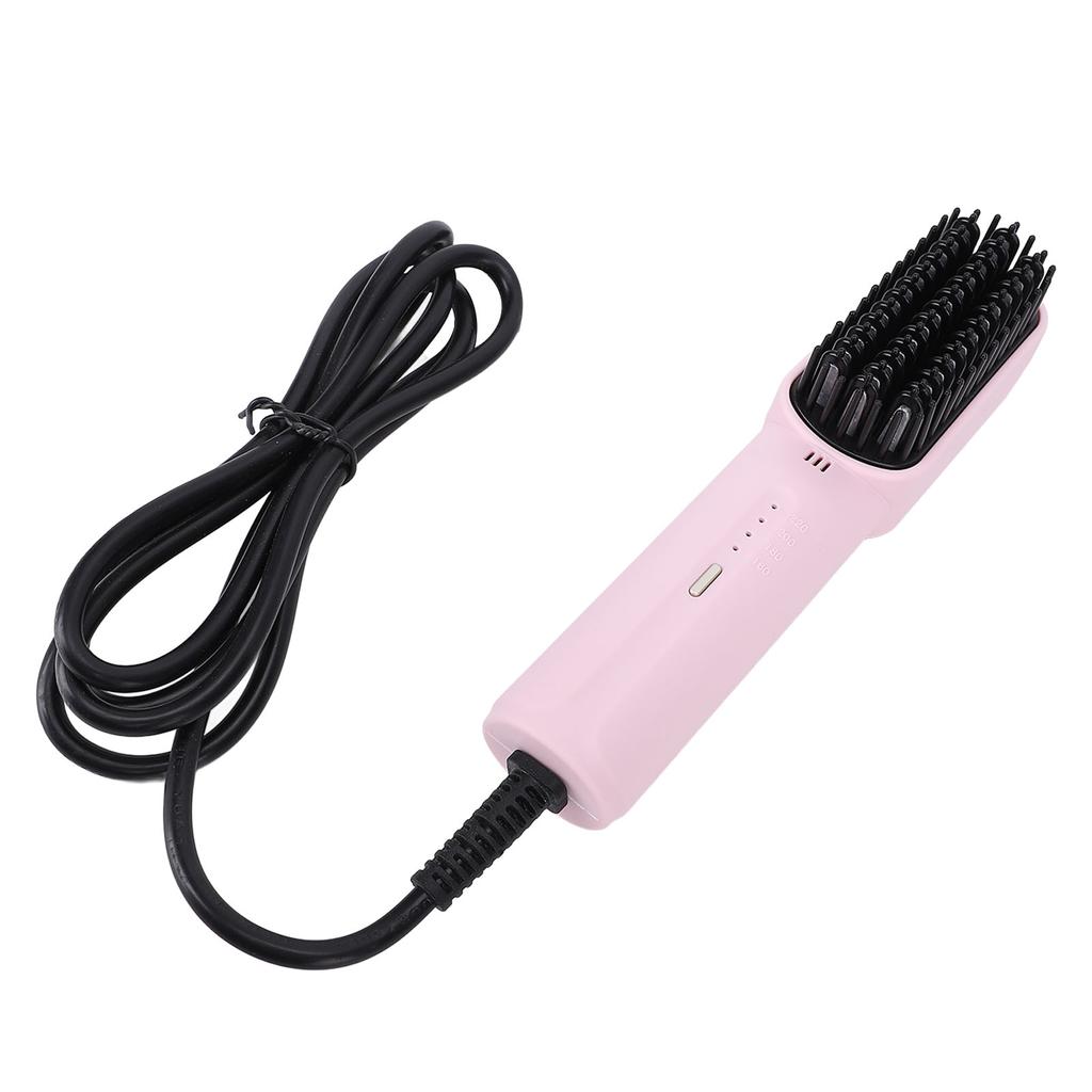 Hair Straightening Brush Negative Ionic Hair Straightener Brush Hairdressing Tool Heat Settings Anti