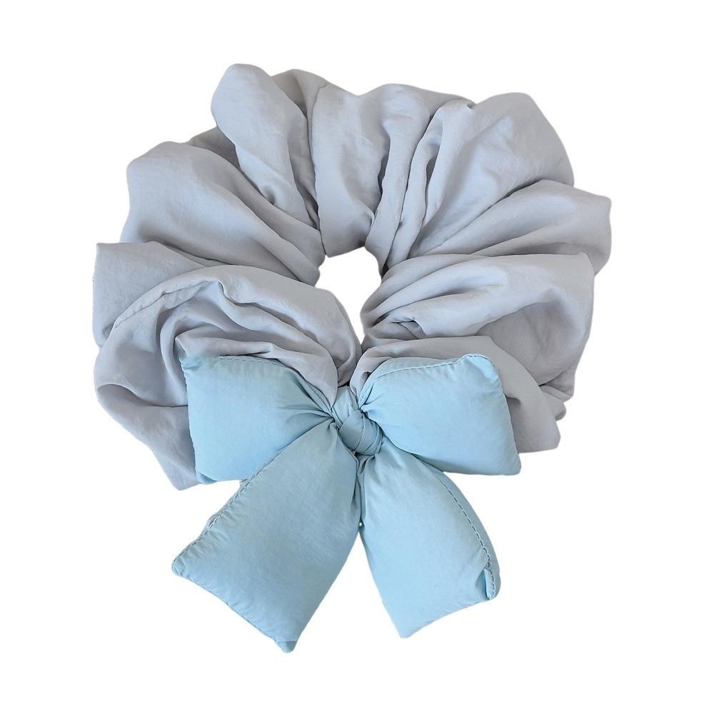 Large Elastic Elastic Fabric Hair Ties Bowknot Hair Scrunchies  High Aesthetic Value