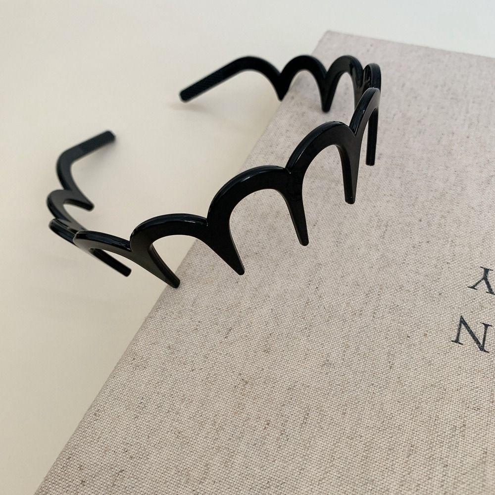 Thin Plastic Hair Band Foldable Face Wash Hairband Cute Non-Slip Headband  Female Hair Accessories