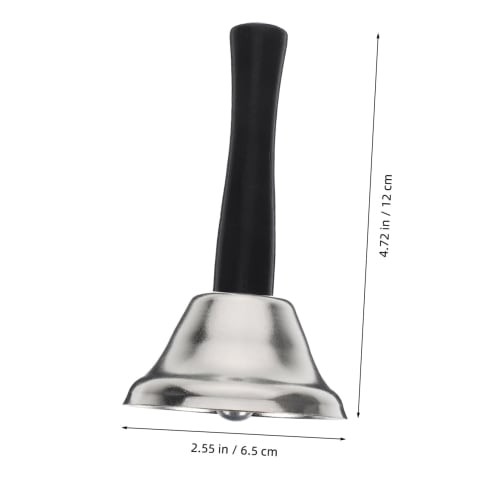 COHEALI Santa Handbells, Metal Handbells, Educational Aids, Christmas Decorations, Lightweight and Durable, Perfect for Festivals and Parties